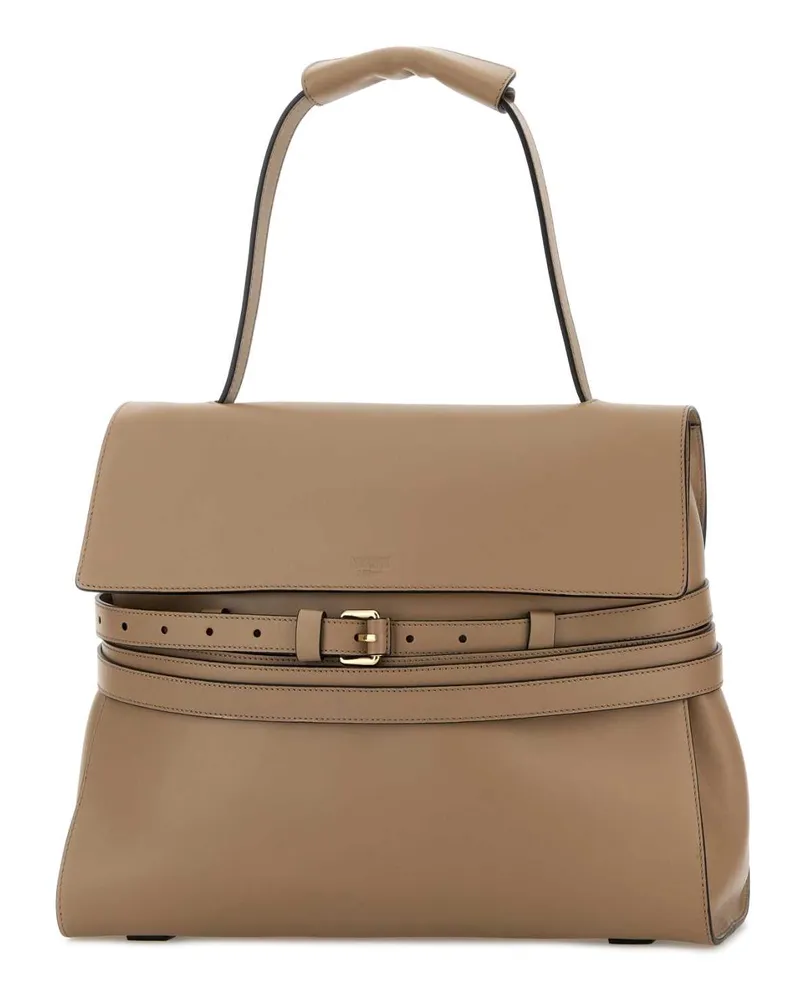 Moschino Women's Beige Nappa Leather Shoulder Bag Ecru Borse A Tracolla Beige