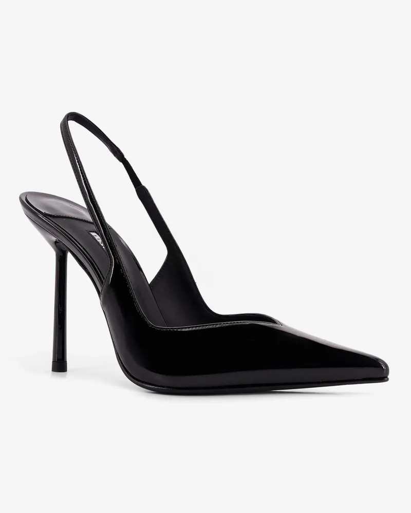 Le Silla Women's Vivienne Patent Leather Pumps Black High Heel Shoes Black