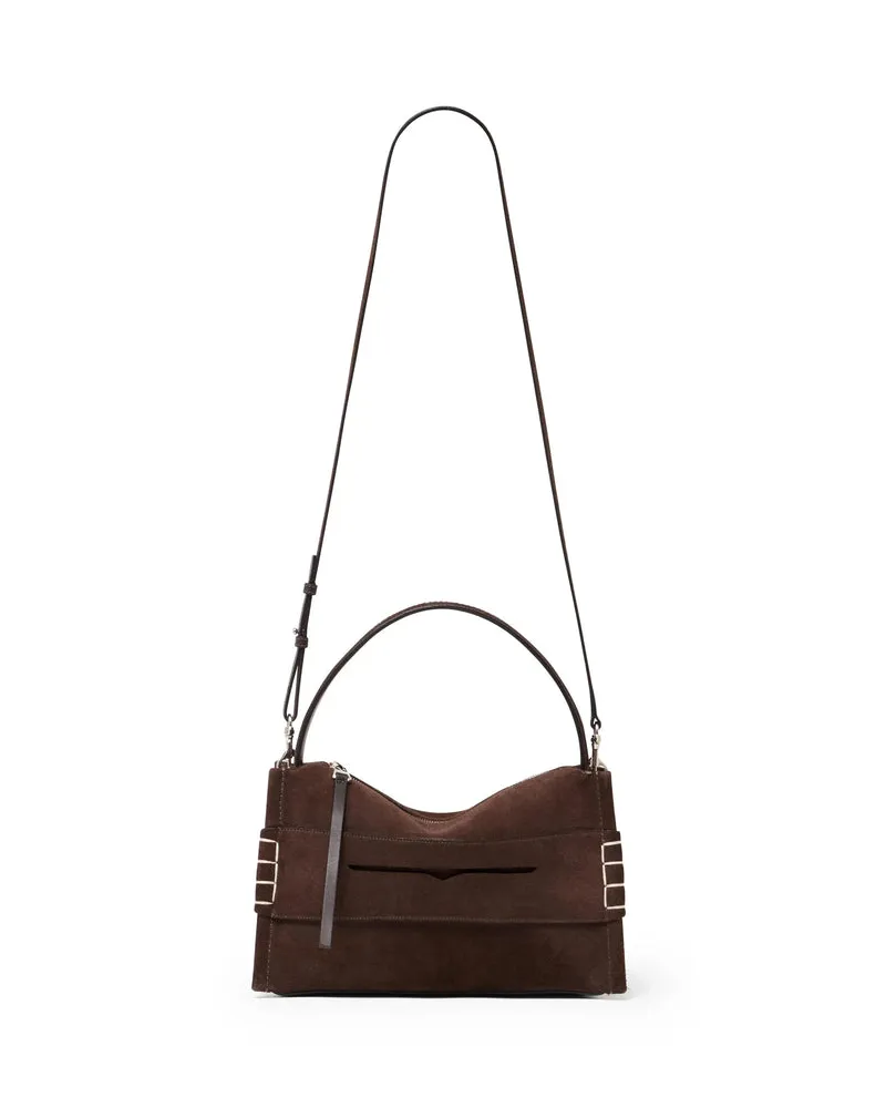 J.W.Anderson Suede and Calf Leather Shoulder Bag — Brown Brown