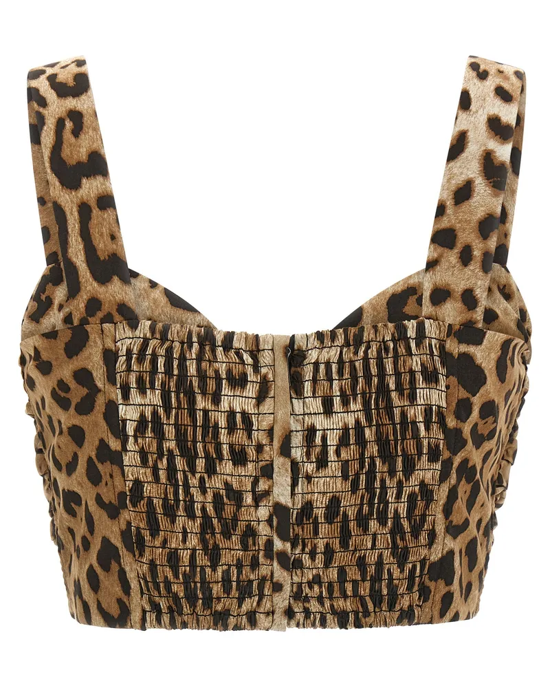 Dolce & Gabbana Women's Brown Cotton Blouse Brown