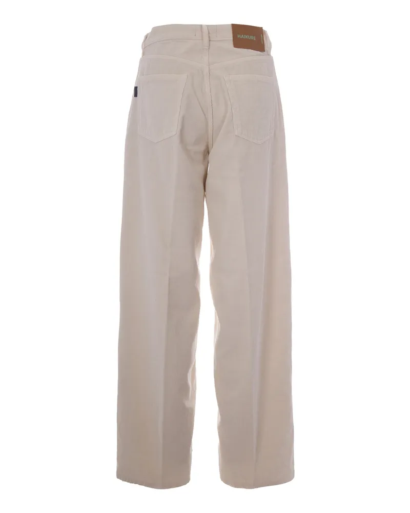 Haikure Women's Corduroy Jeans Bethany Snow Cotton Beige