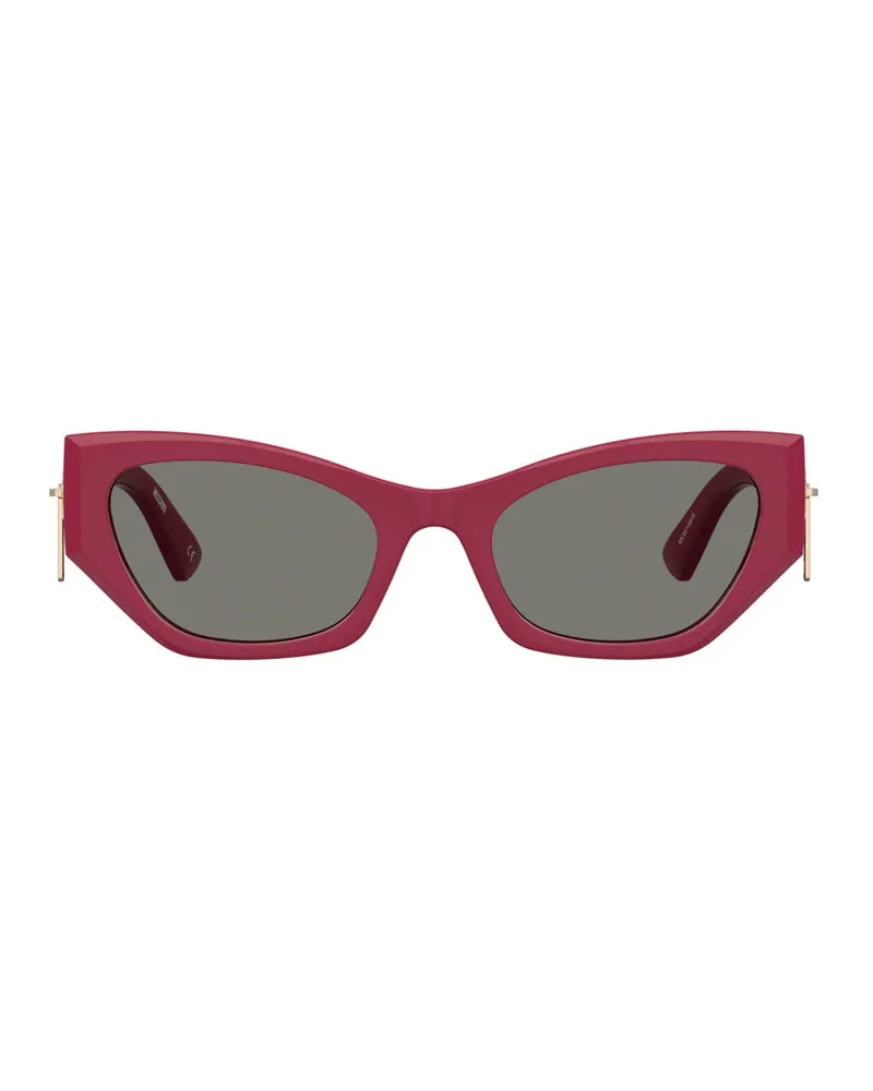 Moschino Women's , Frame And Lens Red Sunglasses Red