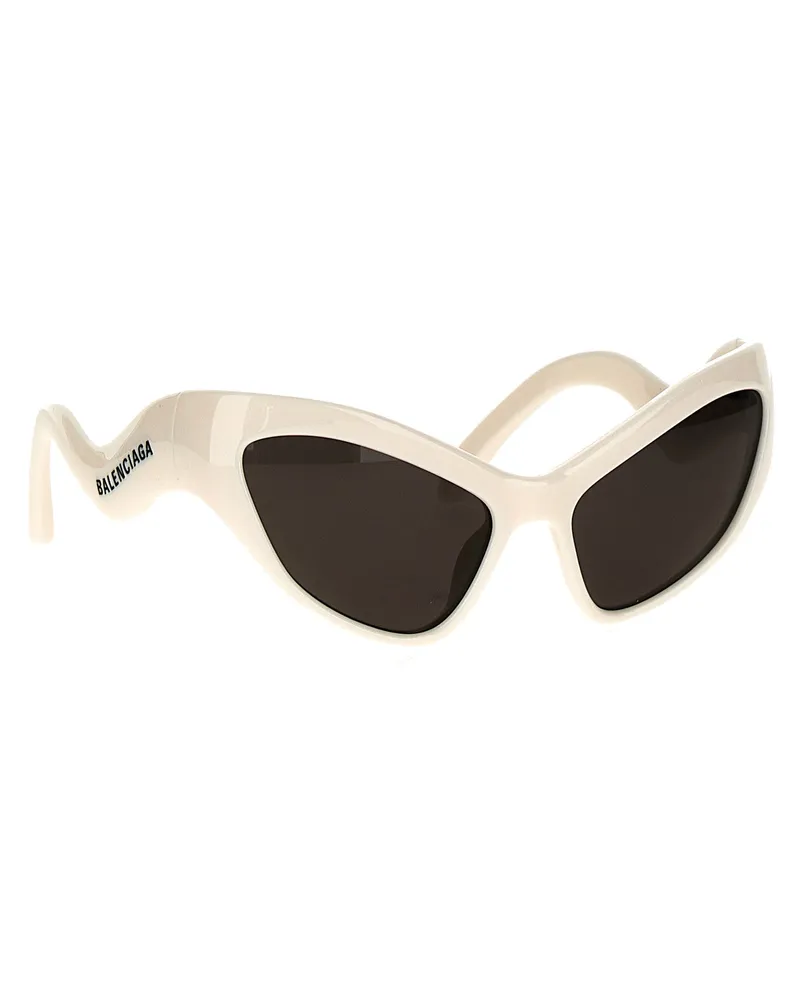 Balenciaga Unisex White Nylon Sunglasses White