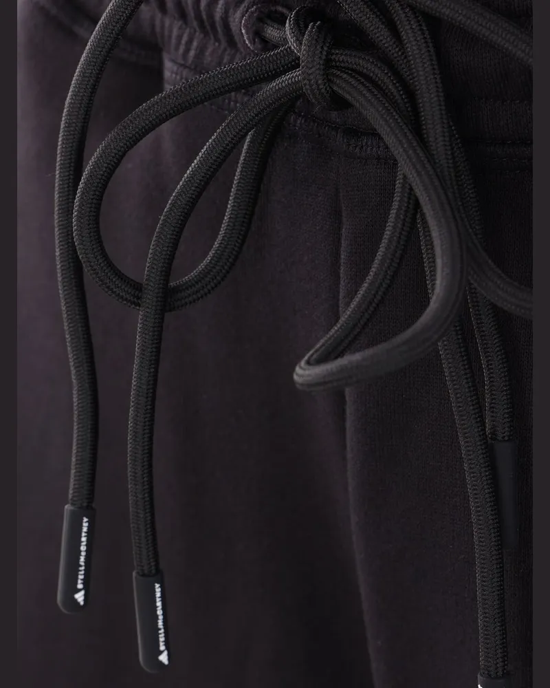adidas Cotton Drawstring Joggers — Black Black