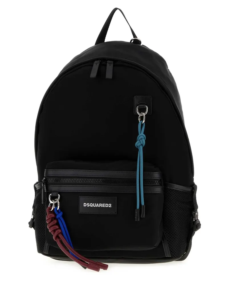 Dsquared2 Nylon Backpack — Black Black