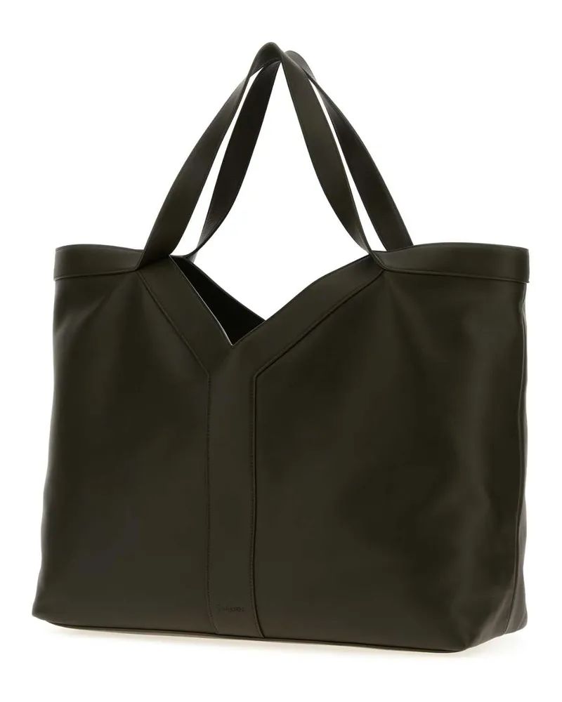 Saint Laurent Men's Mud Leather Oversize Shopping Bag Lightmusk Exterior: Calf Lining: Suede Borse A Mano Brown