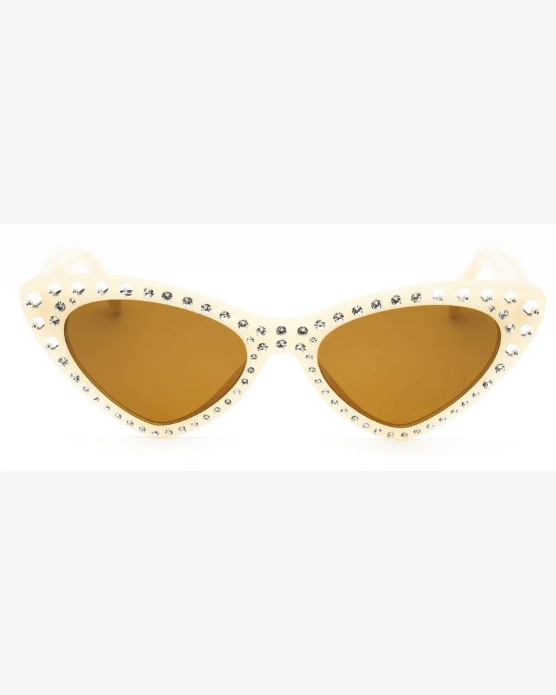 Moschino Women's Mos006-S-Str Sunglasses Ivory Ivory