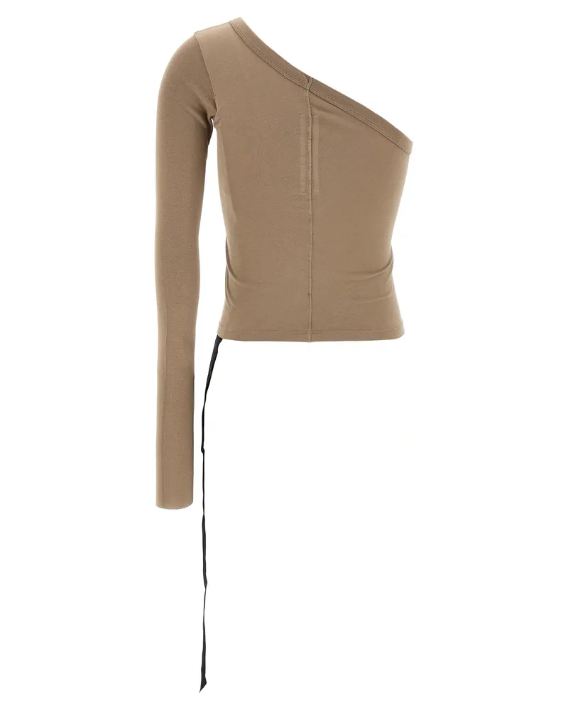 DRKSHDW by Rick Owens Women Beige Cotton Shirt Beige
