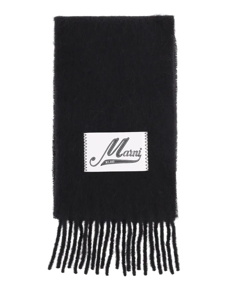 Marni Women's Scarfs Black Alpaca Black