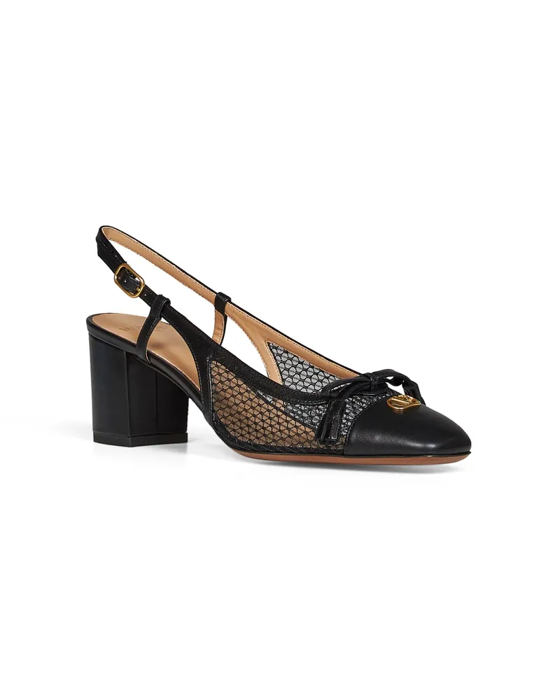 Valentino Garavani Slingback Pumps — Black Black