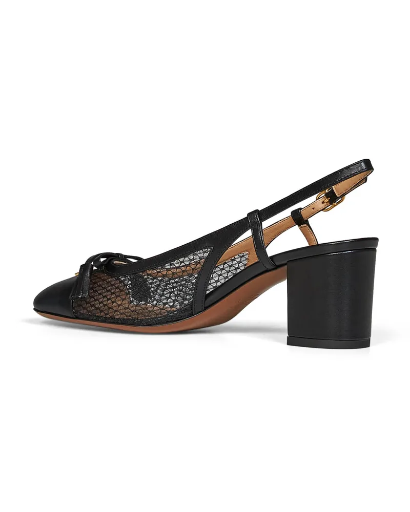 Valentino Garavani Slingback Pumps — Black Black