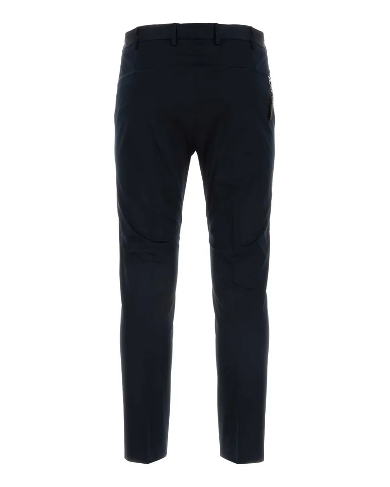 PT TORINO Men's Black Stretch Cotton Pant Bluscuro Exterior: Elastane Pantaloni Navy