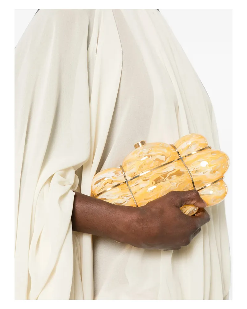 Cult Gaia Bolla Clutch — Yellow Yellow