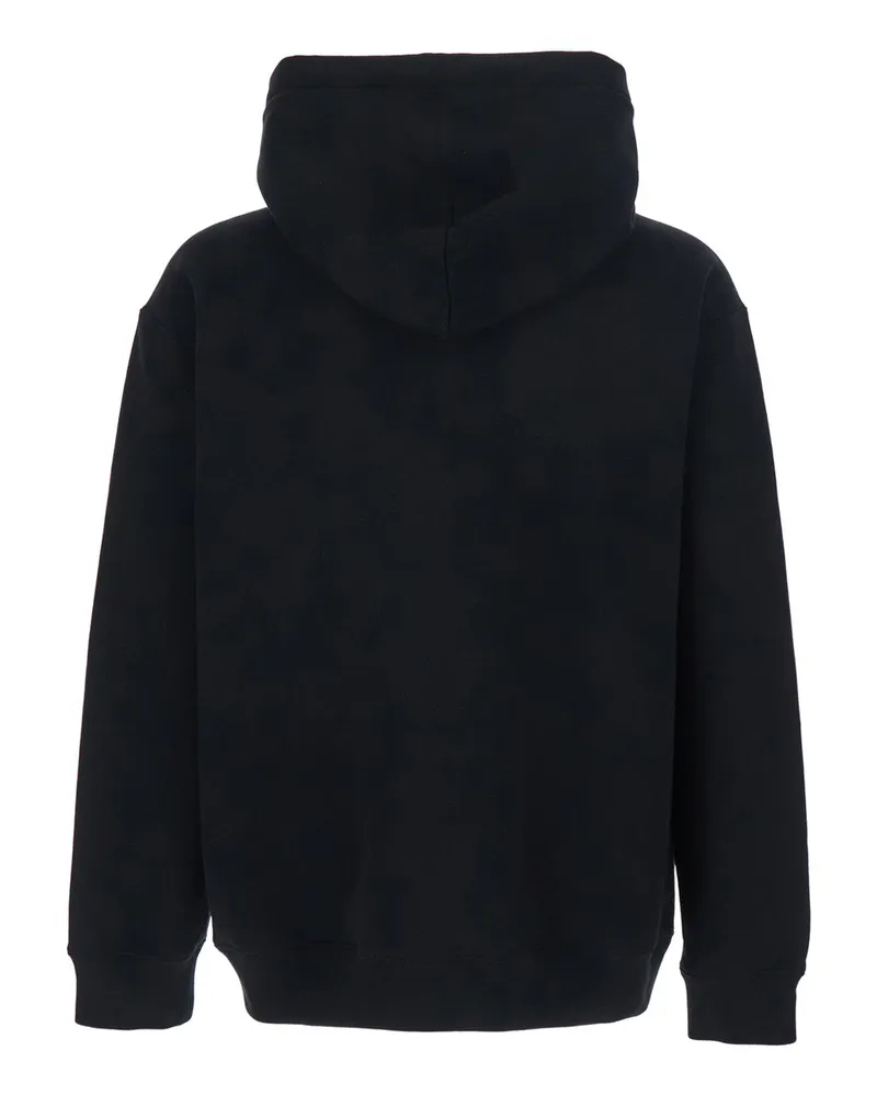 Gucci Men's Hooded Sweatshirt Black Cotton Sweatshirts Sweater Black