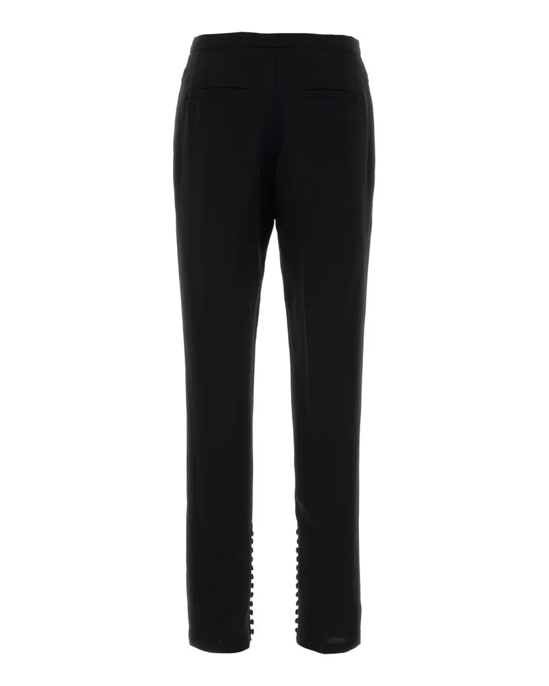 Dries van Noten Women's Black Polyester Pandoris Pant Exterior: Pantaloni Trousers Black