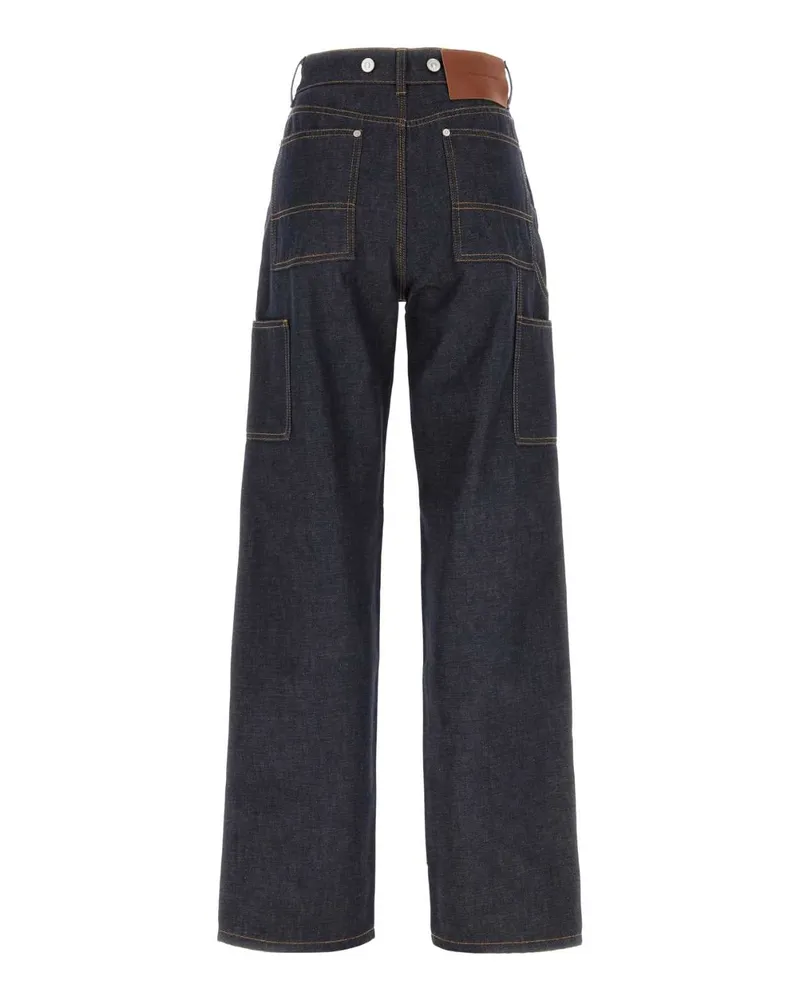Victoria Beckham Cotton Jeans — Navy Navy