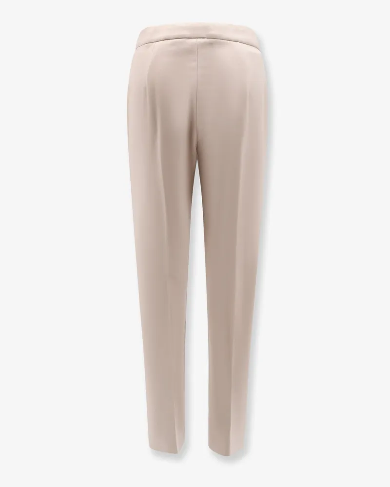 Max Mara Women's Pegno Trousers Beige Viscose Beige