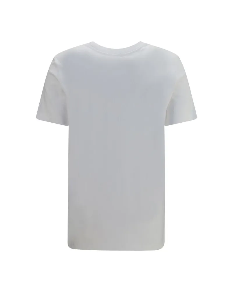 Balmain Embroidered Cotton T-Shirt — White White