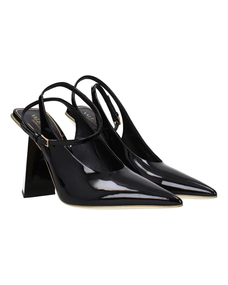 Valentino Garavani Women's Black Leather Sandals Black