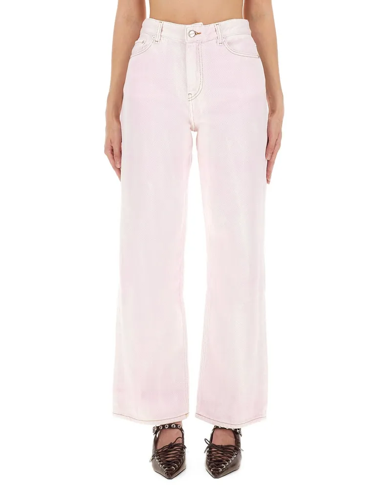 Ganni Isey Jeans — Pink Pink