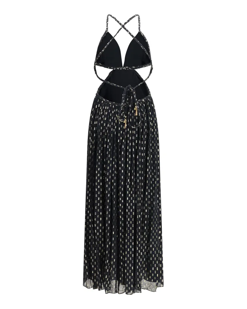 Zimmermann Women's Daylight Braid Trim Dress Black Viscose; Other Fibres Long Black