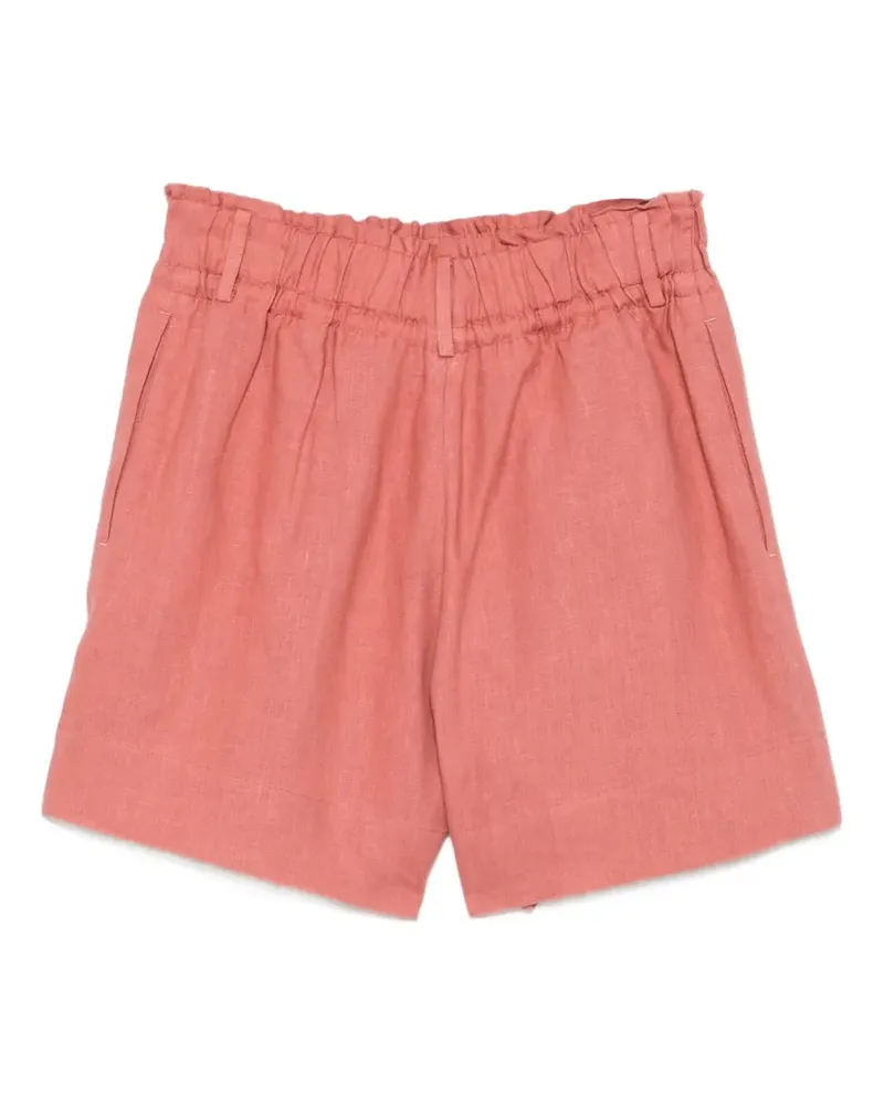 Eleventy Women's Elasticated-Waist Shorts Ss26 W Raspberry
