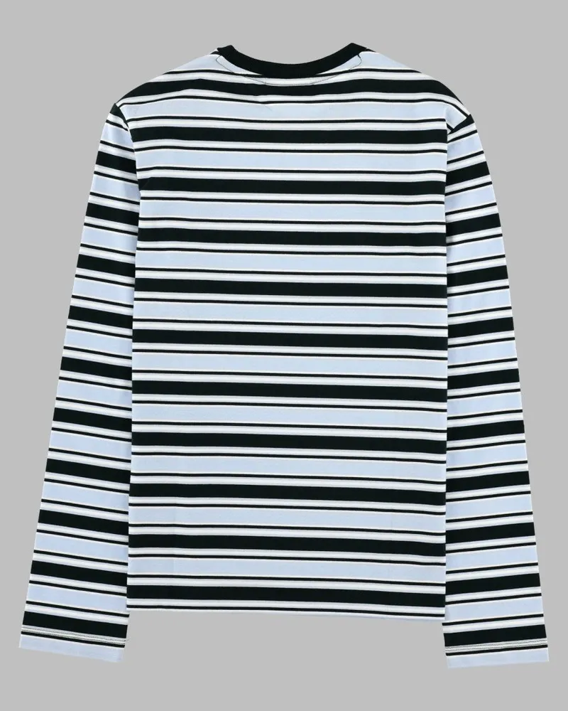Lacoste Striped Logo T-Shirt — Multicolor Multicolor