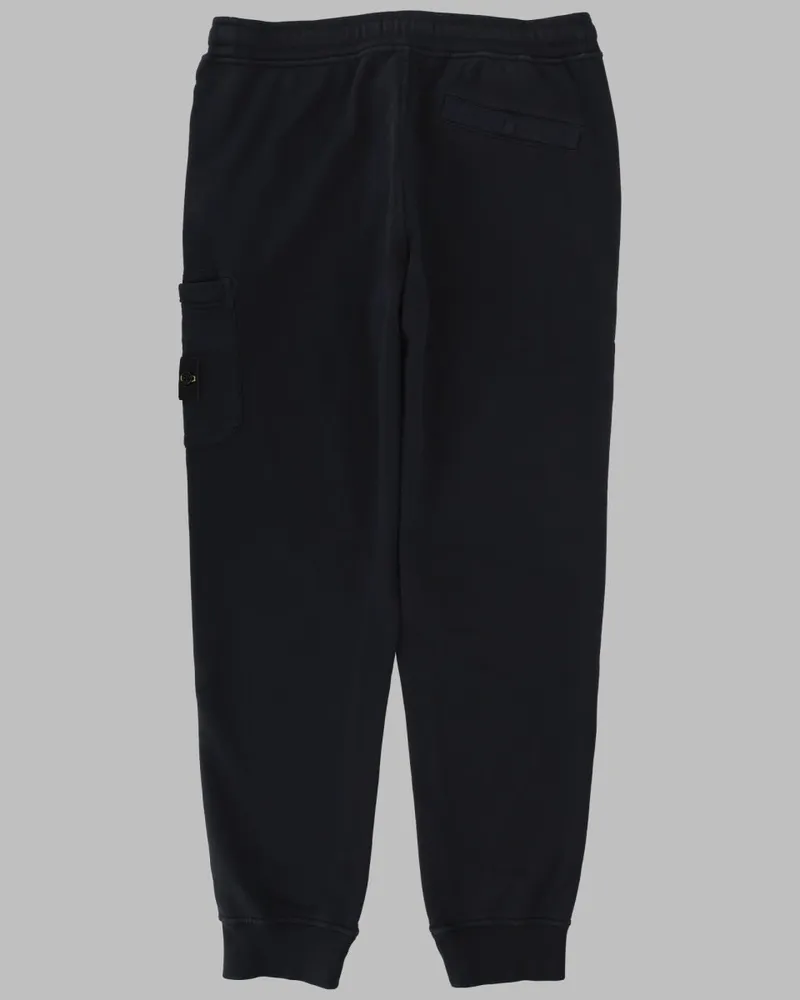 Stone Island Cotton Felpa Joggers — Blue Blue