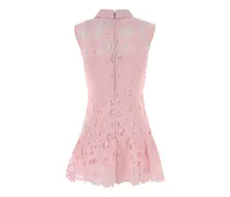 Women's Pink Lace Mini Dress Rosa Abiti