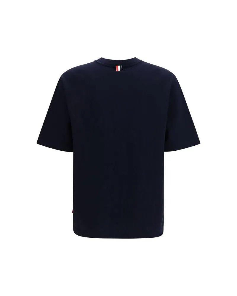 Thom Browne Colorblock Bar Stripe T-Shirt — Multicolor Multicolor
