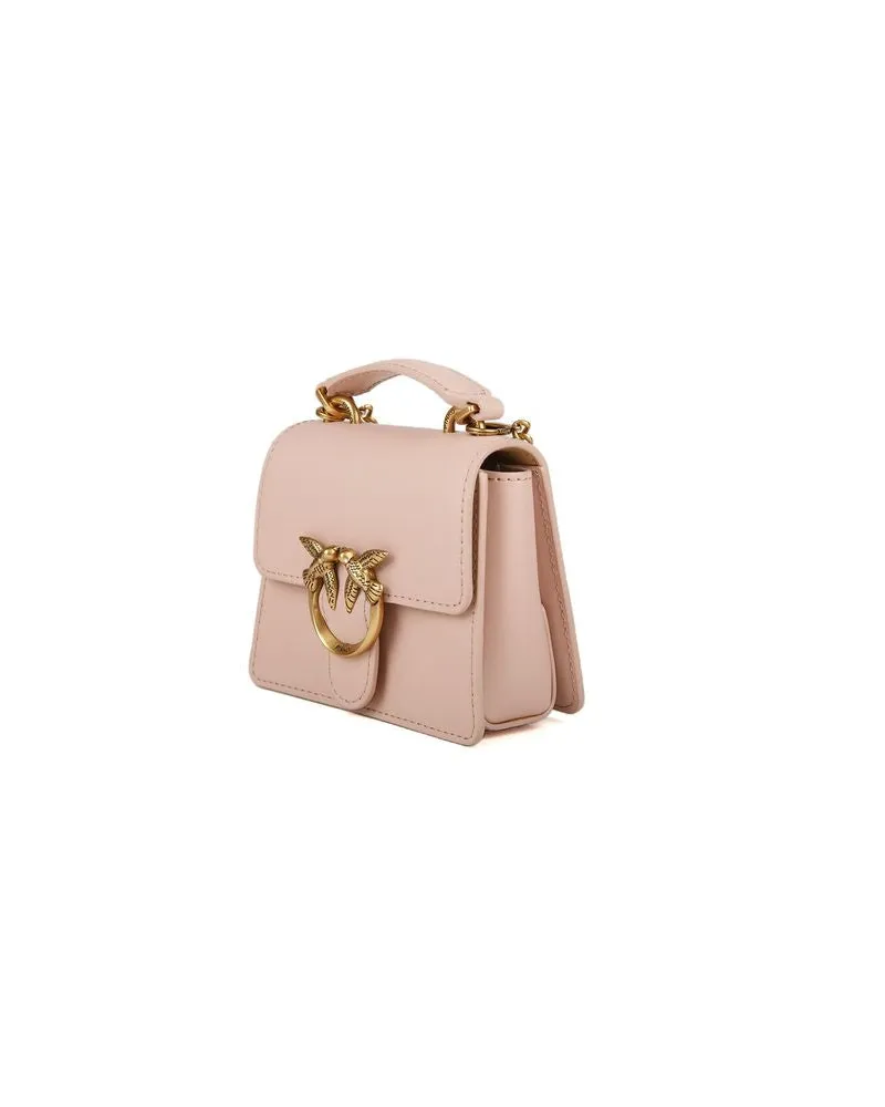 Pinko Women's Top Handle Bag Powder Pink - Top-Handle-Bags Pink