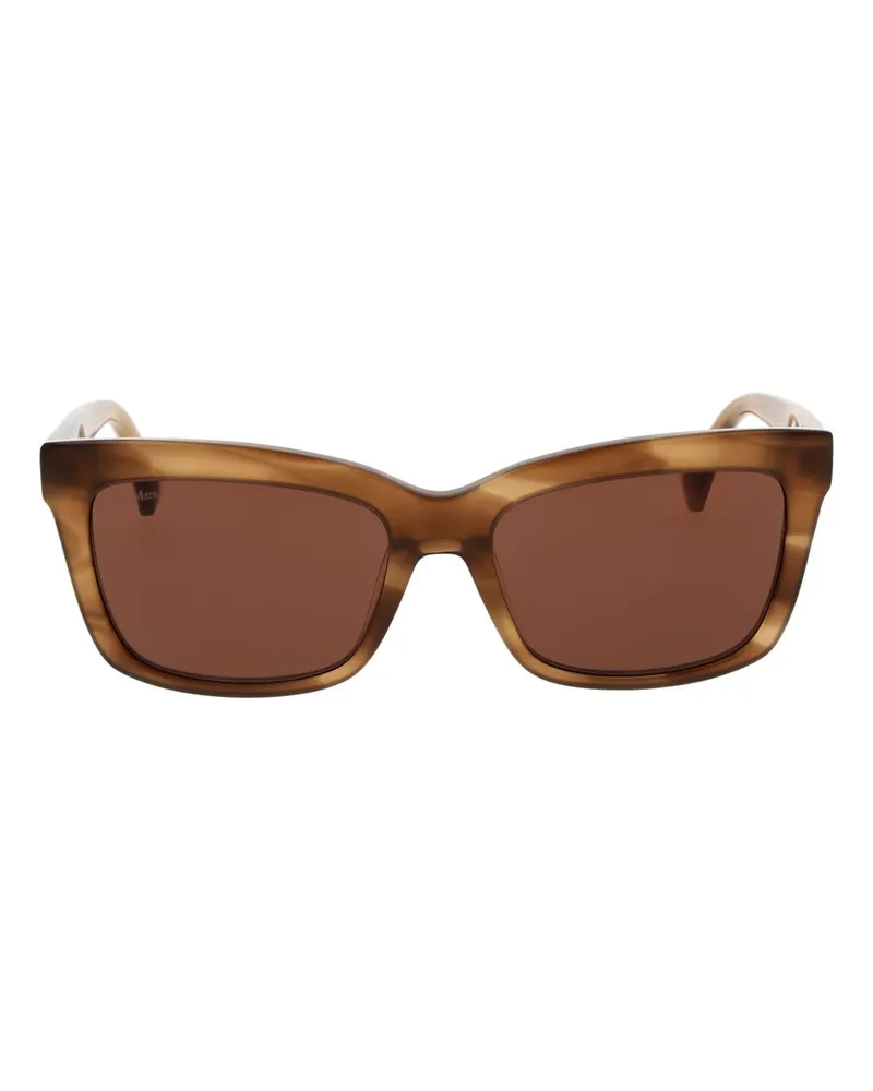 Max Mara MA-1003894 Brown Acetate Sunglasses — Brown Brown