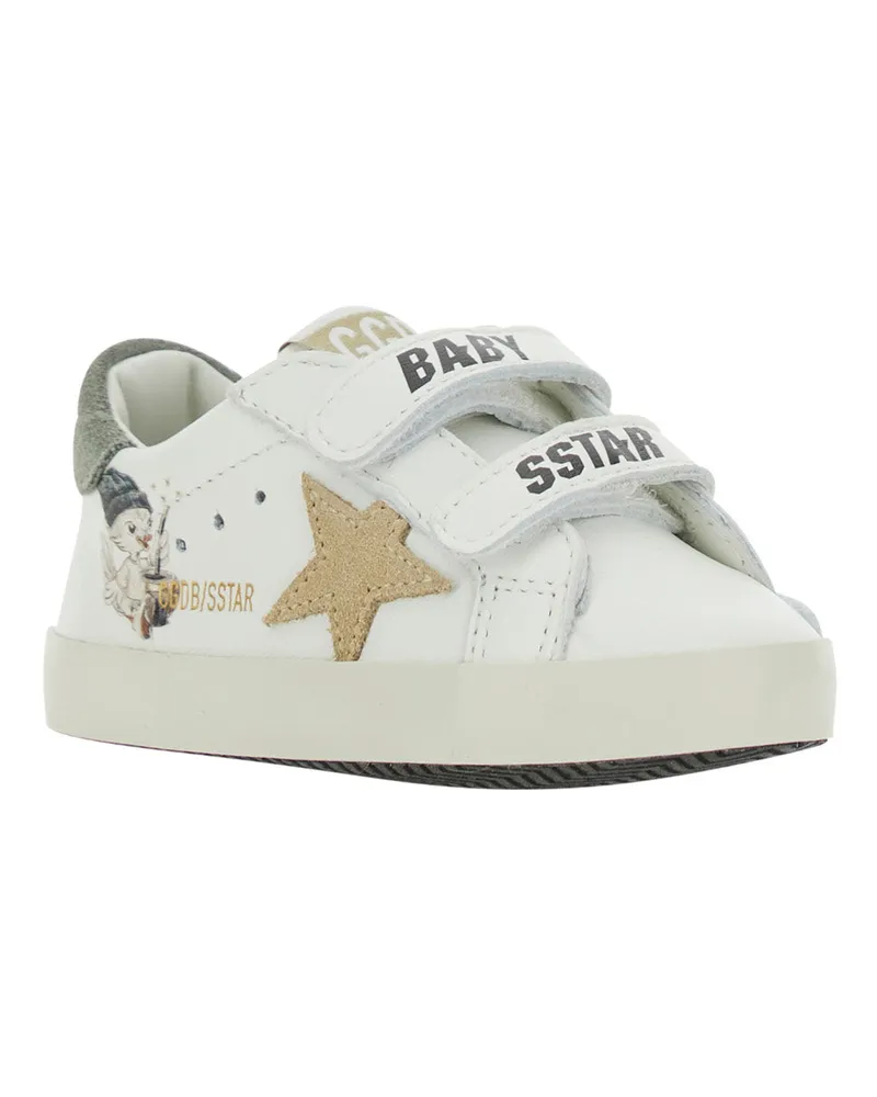 Golden Goose Unisex Sneakers White Nappa Leather Ovine Trainers White