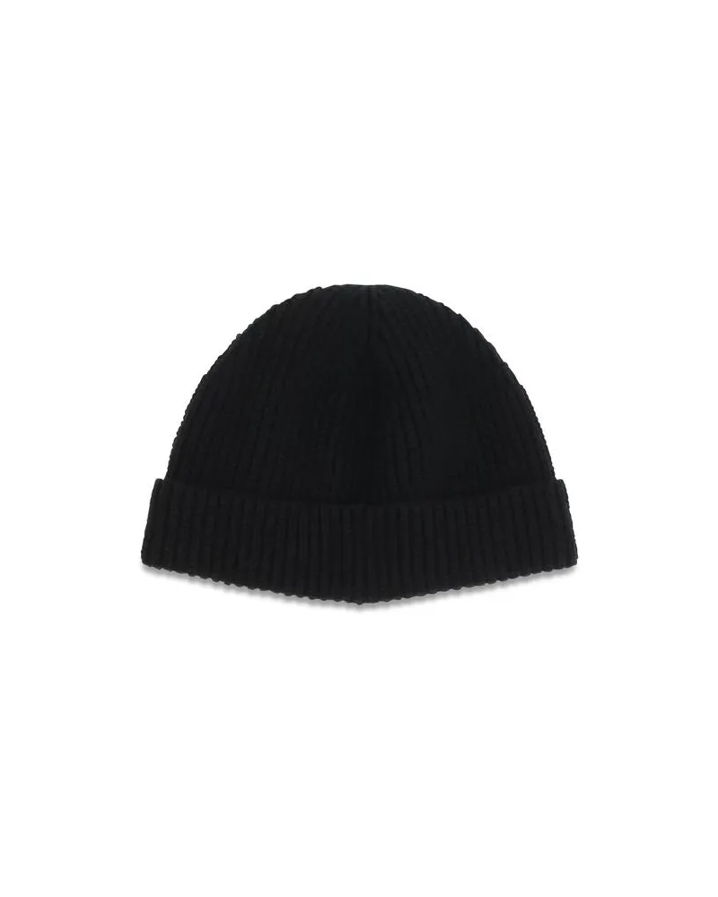 Valentino Garavani Men's Black Cashmere Beanie Accessory Black