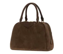 Women's Antigona Shoulder Bag Brown Suede
