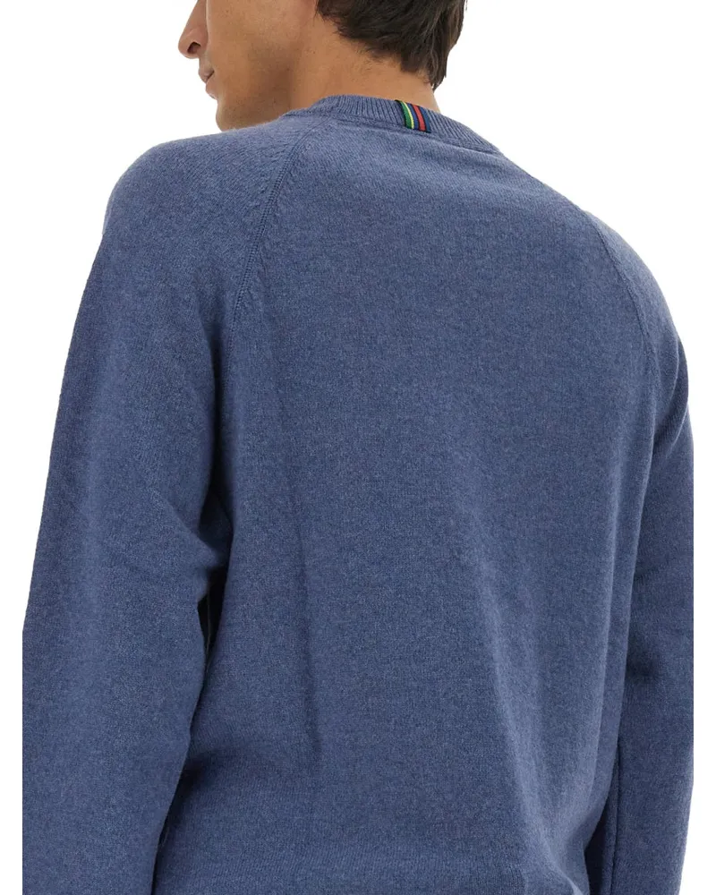 Paul Smith Merino Wool Sweater — Blue Blue