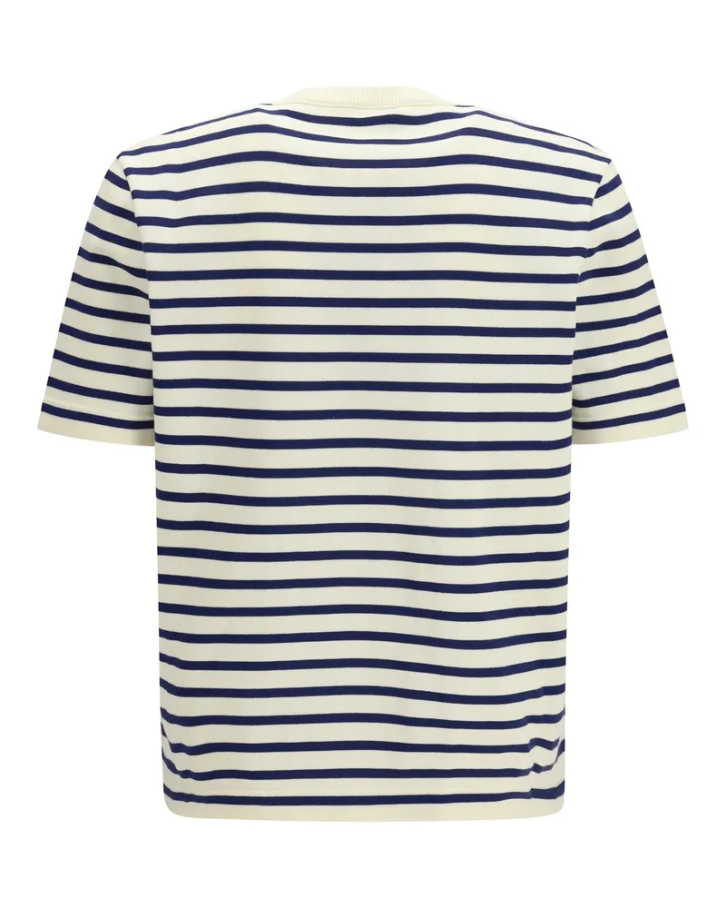 Prada Men's Short-Sleeve Cotton Sweater Naturale Naturale