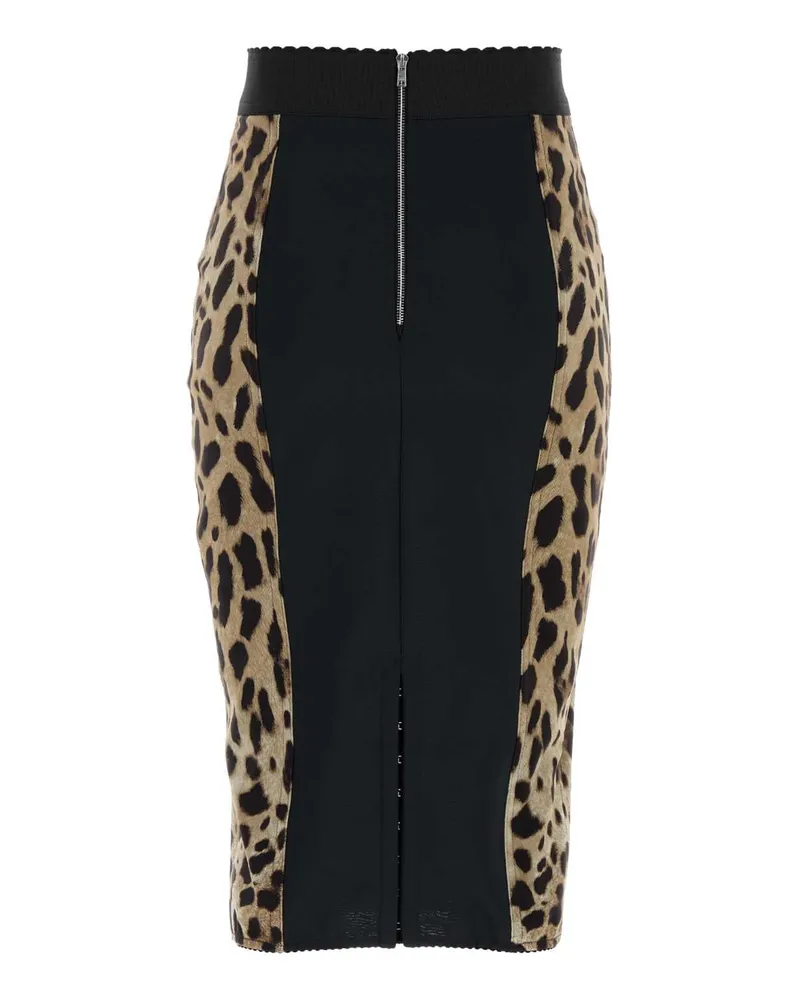 Dolce & Gabbana Leo New Gonne Skirt Beige