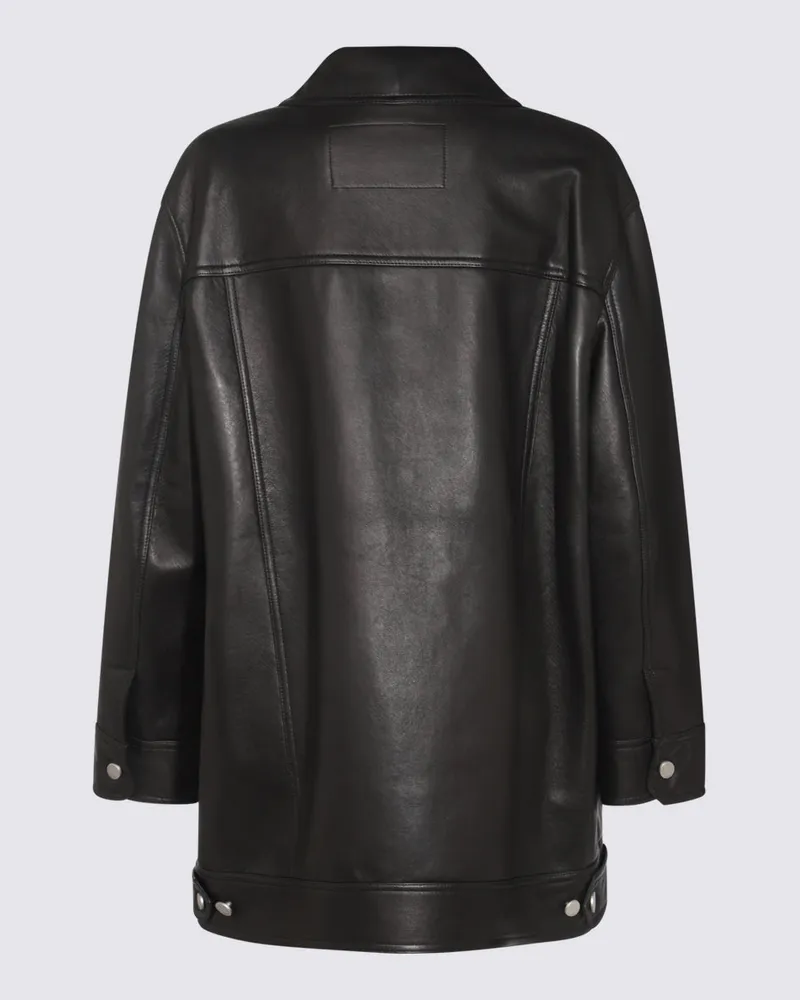 Max Mara Women's Jackets Nero _lamb Le Black