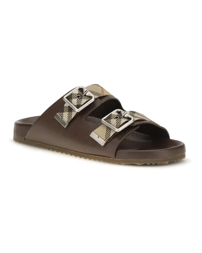Burberry Men's Urchin Sandals Mid Brown Mid