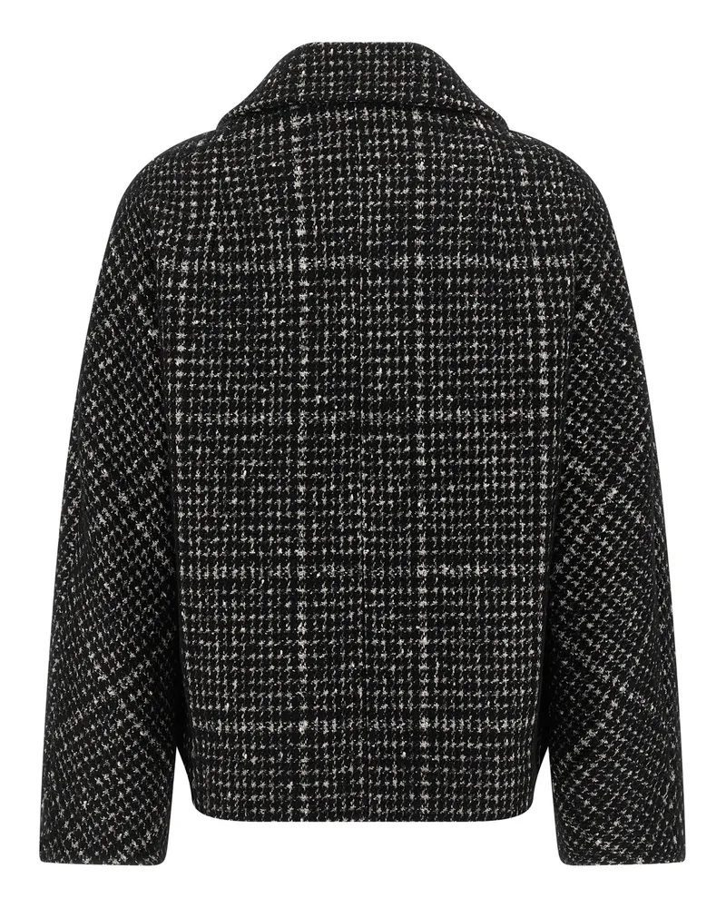 Dolce & Gabbana Women's Bicolor Cotton Coat Clothing Black
