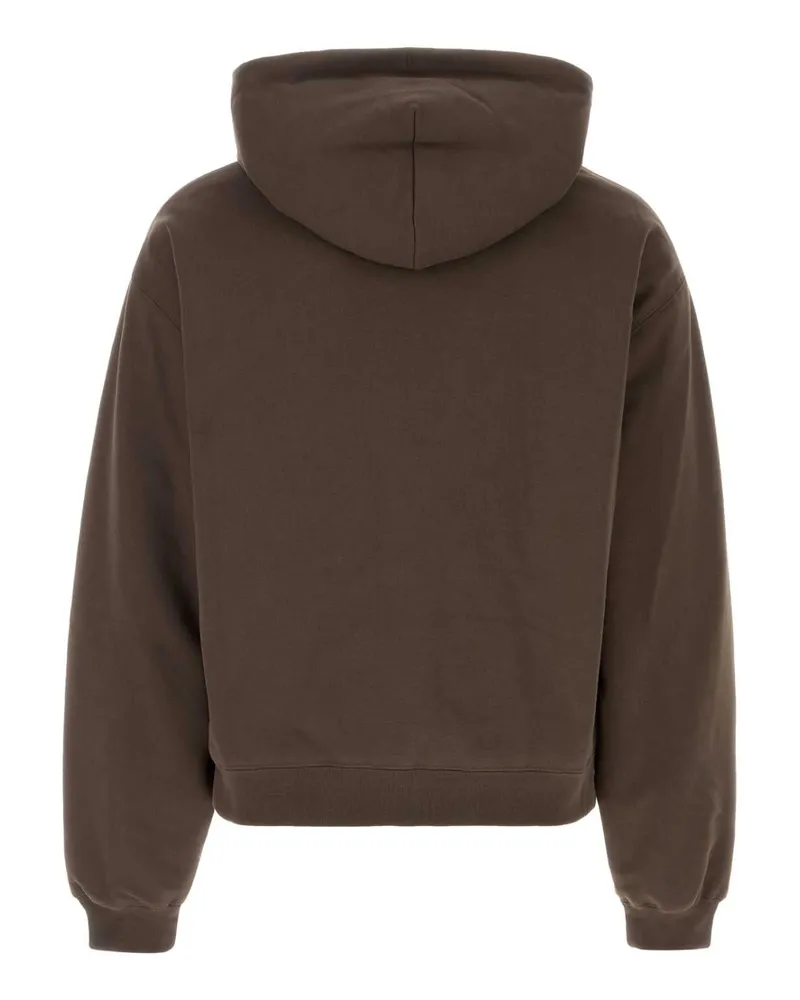 Canada Goose Men's Brown Cotton Reversible Sweatshirt Terra Felpe Sweater Brown