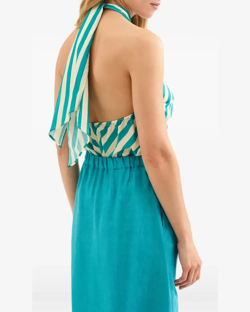Eres Women's Button Amusante Skirt Ss26 W Turquoise