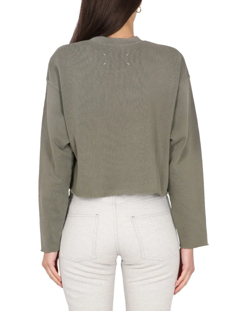 Maison Margiela Cotton Sweatshirt — Green Green