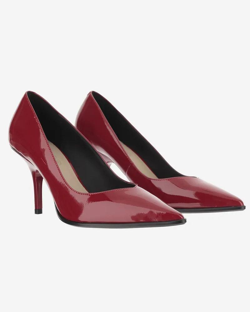 Pinko Women's Pumps Red Leather Upper: Cowhide Red
