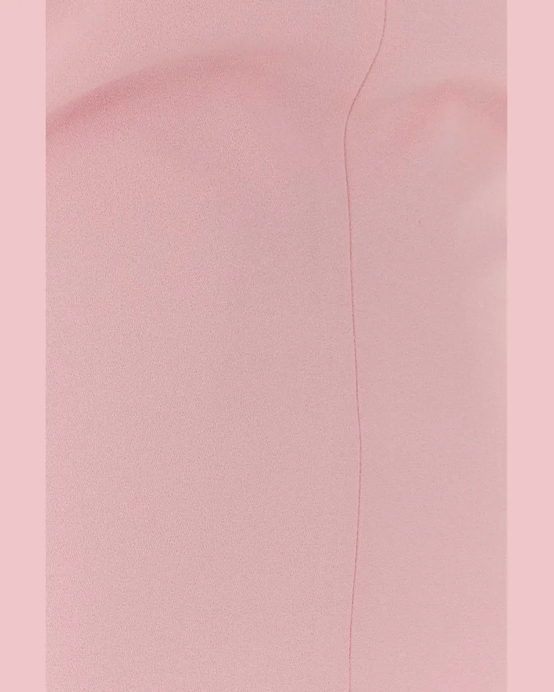 Jil Sander Virgin Wool Maxi Dress — Pink Pink