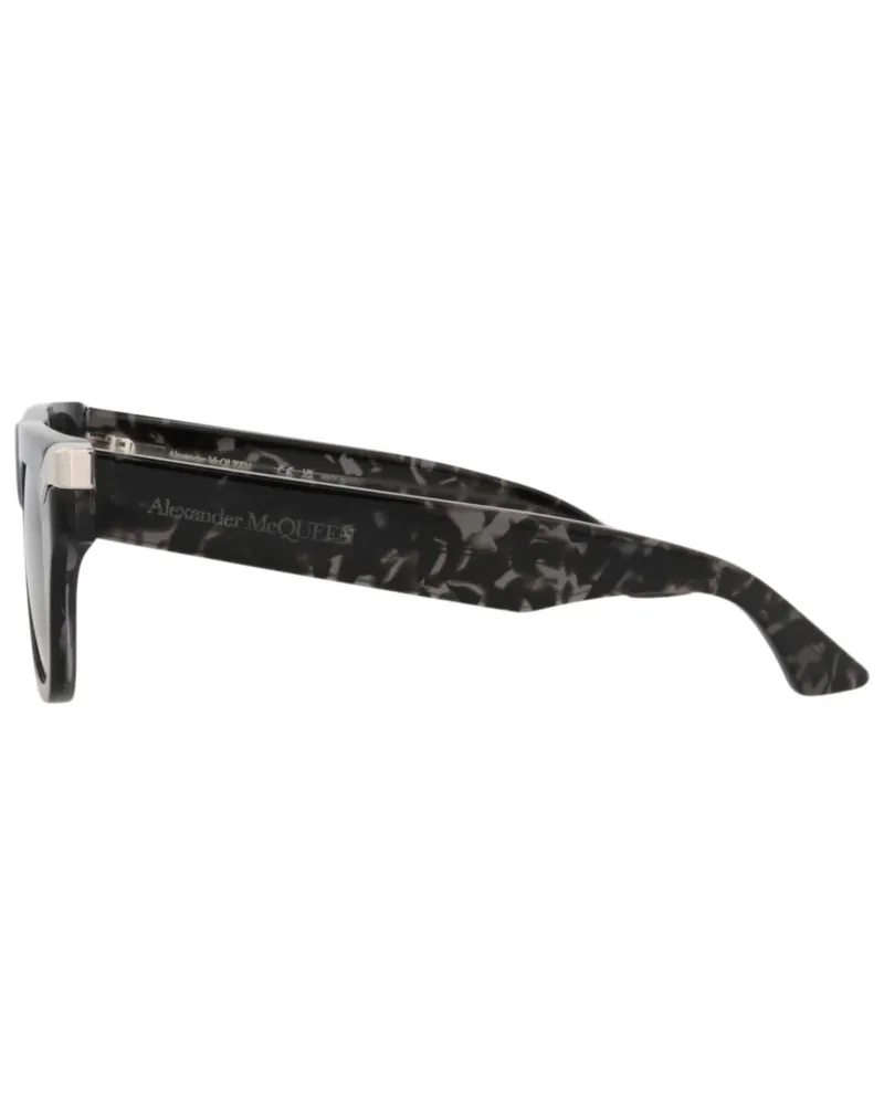 Alexander McQueen Preloved -  Mens 51 Mm Havana Sunglasses Am0441s-30015179-003 One Color Black