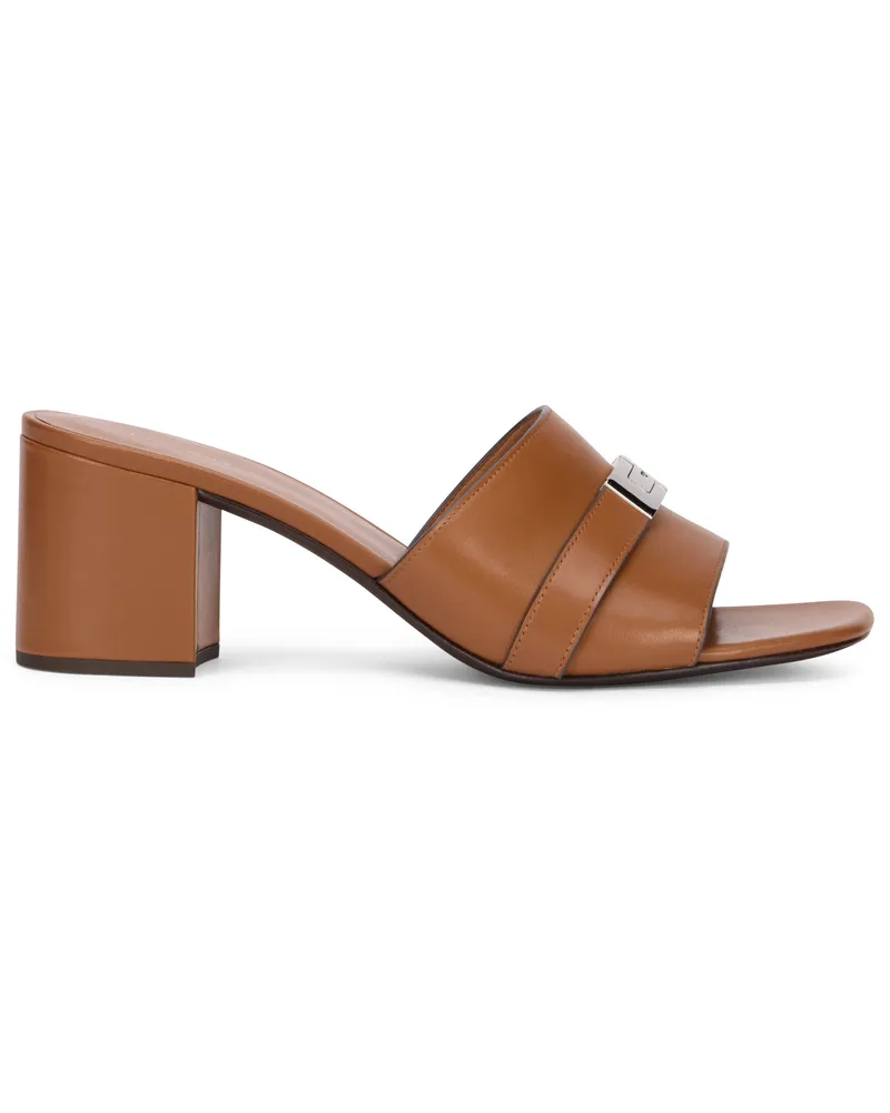 Tory Burch Women's Heeled Sandal Leelee Camel Calfskin Camel