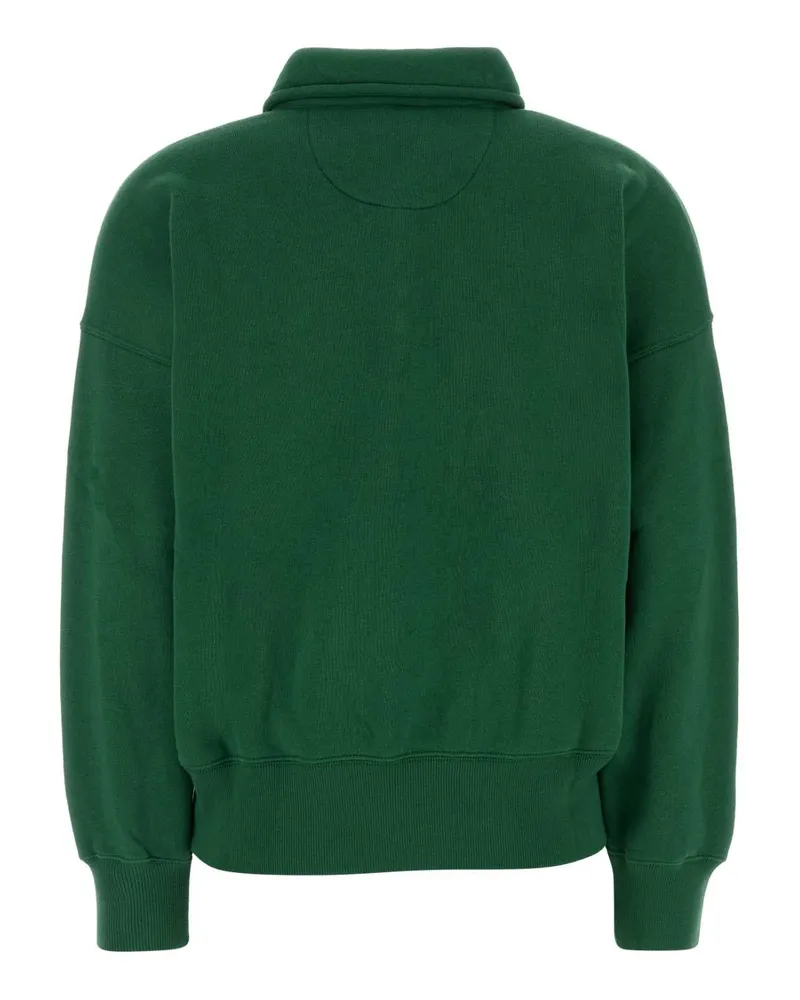 Ralph Lauren Women's Green Cotton Blend Polo Shirt Bushgreen Exterior: Polyester Felpe Sweater Green