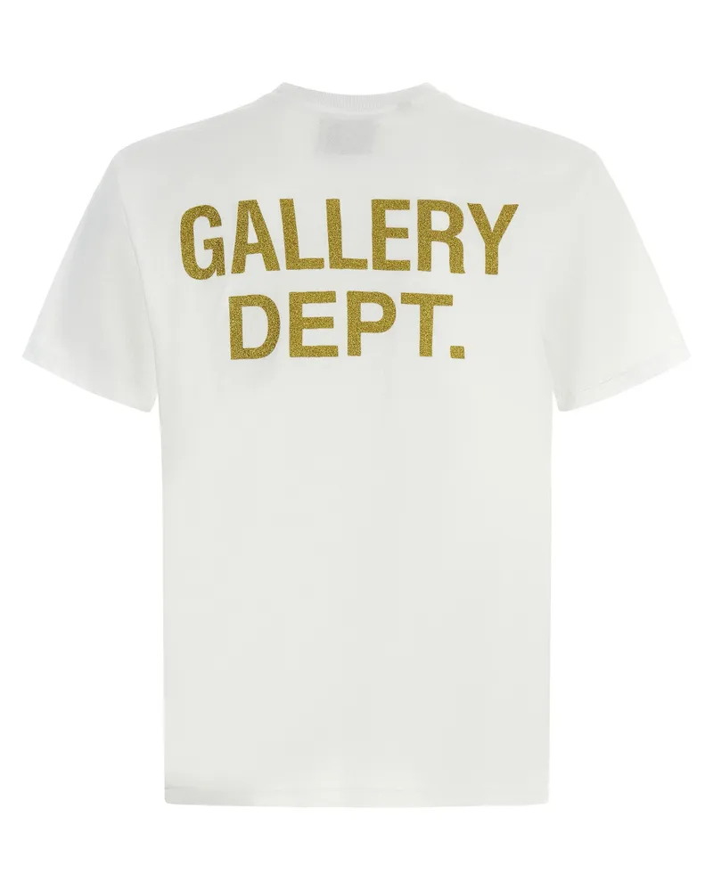 GALLERY DEPT. Logo-Printed Cotton T-Shirt — White White